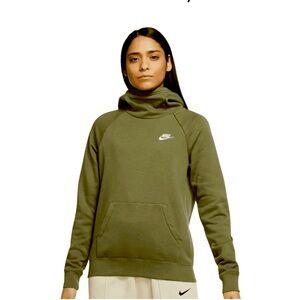 Nike Woman Hoodie Sweater - olive green - size S